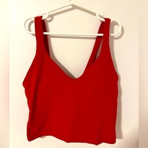 LULULEMON RED ALIGN TANK
